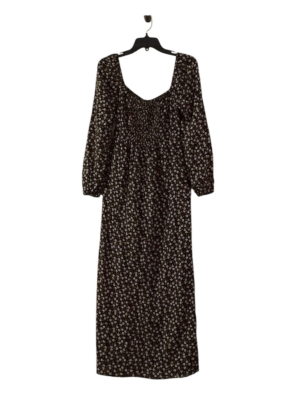 wild fable Black Floral Square-Neck Maxi Dress, Size M - Picture 3 of 9